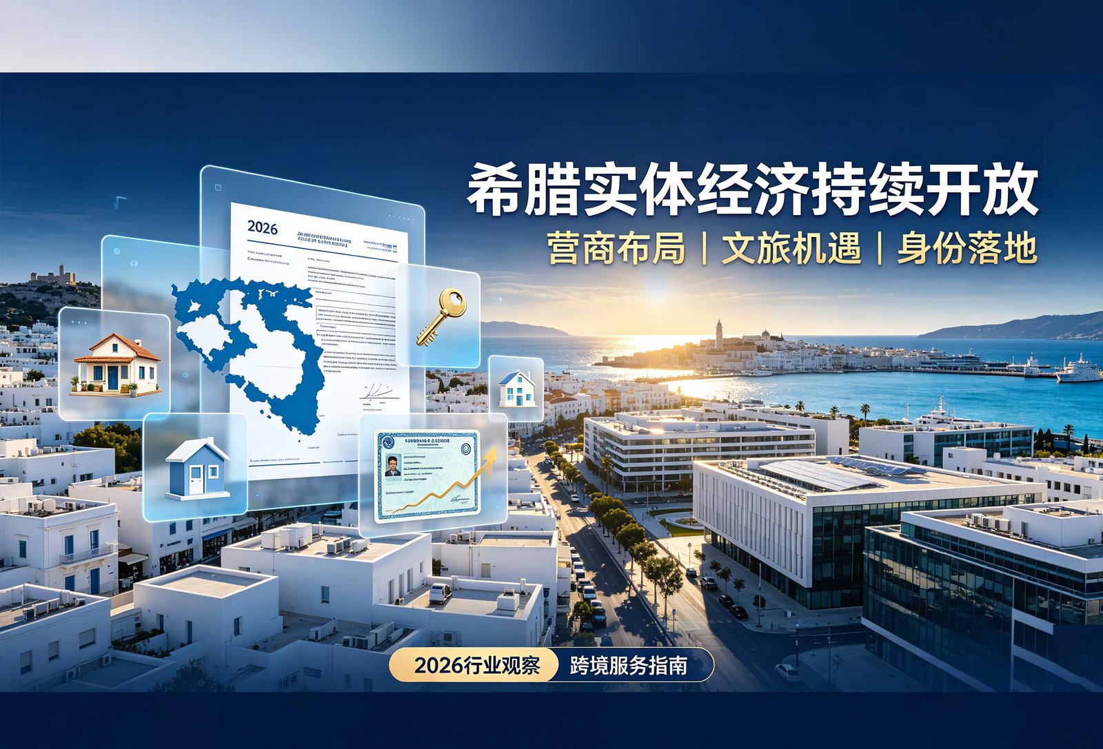 2026 希腊实体经济持续开放，跨境营商与个人落地政策持续宽松